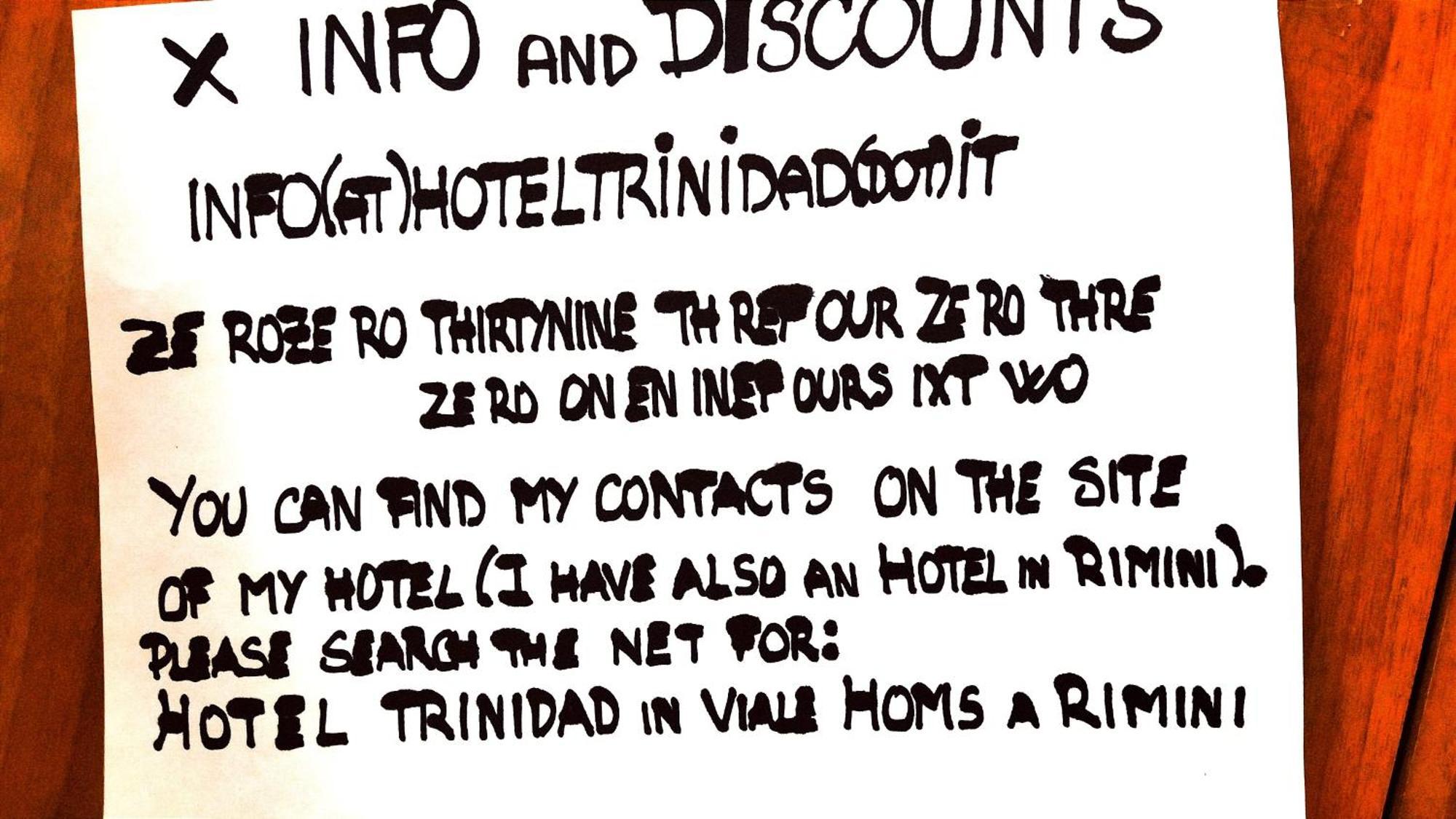 Hotel Trinidad Rimini Zewnętrze zdjęcie